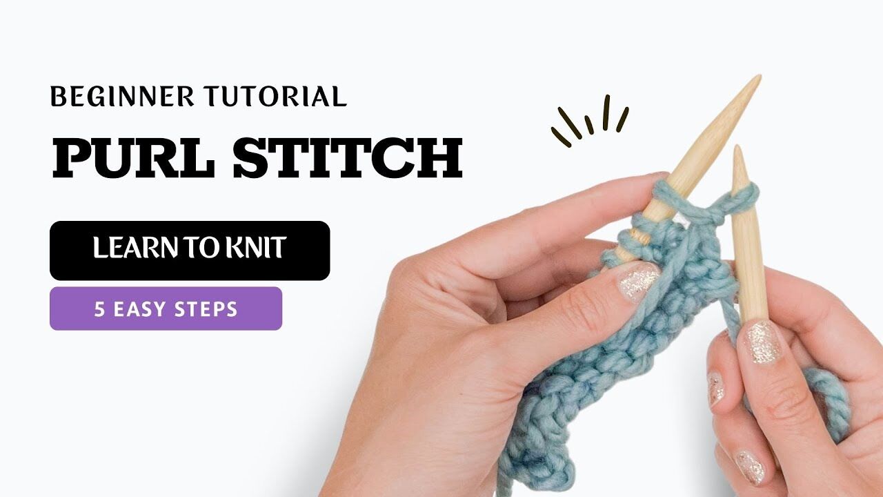 How to knit for beginners - Step-by-step tutorial with the basics [+video]