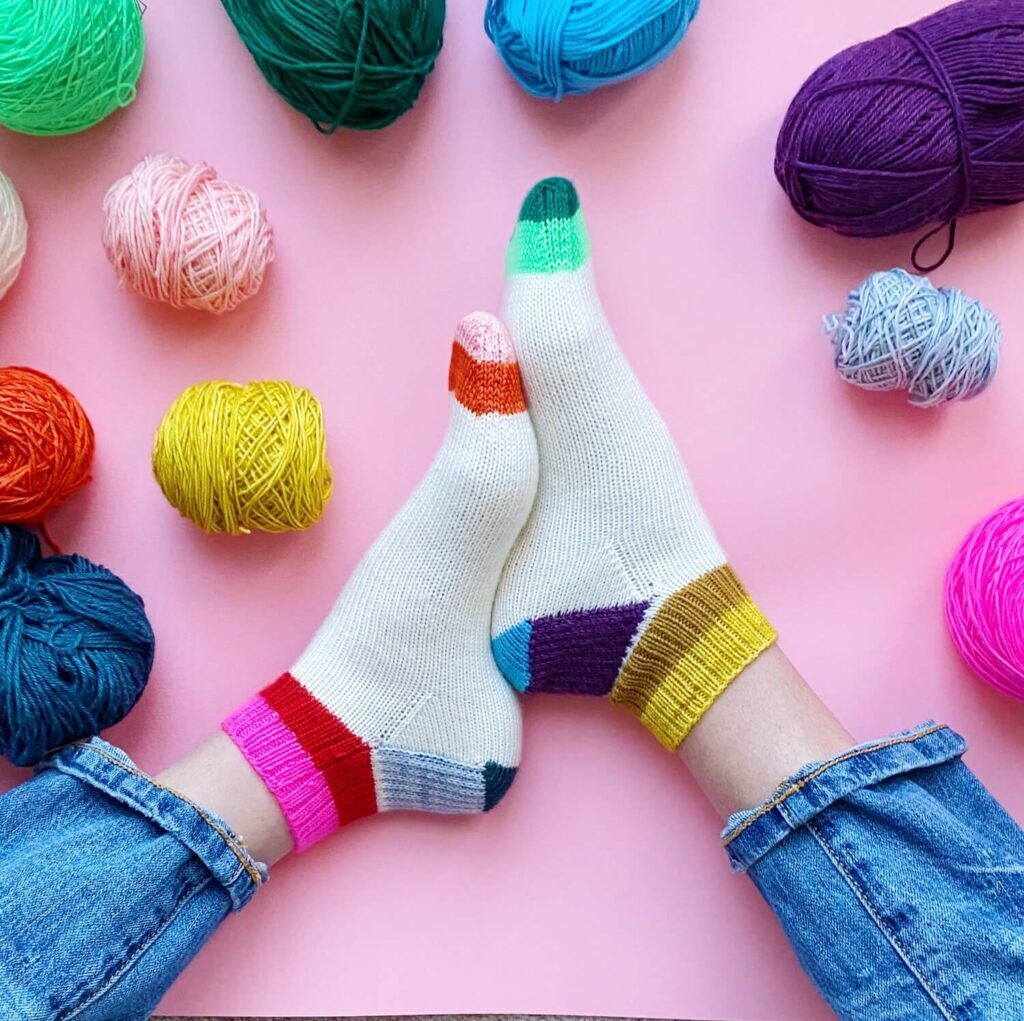 Top 10 Super Simple Beginner Sock Knitting Patterns - Knitting.com